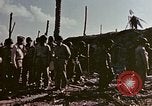 Standbild Admiral Chester Nimitz Kwajalein Insel Inseln Marshall, 1944, aus Sekunde 25 historischem Filmmaterial Videoclip 65675072047