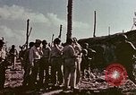 Standbild Admiral Chester Nimitz Kwajalein Insel Inseln Marshall, 1944, aus Sekunde 33 historischem Filmmaterial Videoclip 65675072047
