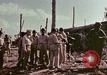 Standbild Admiral Chester Nimitz Kwajalein Insel Inseln Marshall, 1944, aus Sekunde 34 historischem Filmmaterial Videoclip 65675072047