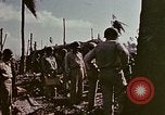Standbild Admiral Chester Nimitz Kwajalein Insel Inseln Marshall, 1944, aus Sekunde 36 historischem Filmmaterial Videoclip 65675072047