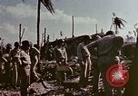 Standbild Admiral Chester Nimitz Kwajalein Insel Inseln Marshall, 1944, aus Sekunde 39 historischem Filmmaterial Videoclip 65675072047