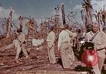 Standbild Admiral Chester Nimitz Kwajalein Insel Inseln Marshall, 1944, aus Sekunde 46 historischem Filmmaterial Videoclip 65675072047