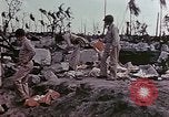 Standbild Chester William Nimitz Kwajalein Insel Inseln Marshall, 1944, aus Sekunde 55 historischem Filmmaterial Videoclip 65675072049