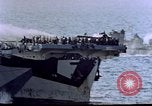 Image of USS Ommaney Bay CVE-79 on fire Luzon Island Philippines, 1945, second 17 stock footage video 65675072052