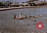 Image of Alien internment swimming pool during World War 2 Crystal City Texas USA, 1943, second 12 stock footage video 65675072074