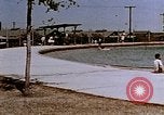 Image of Alien internment swimming pool during World War 2 Crystal City Texas USA, 1943, second 16 stock footage video 65675072074