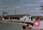 Image of Alien internment swimming pool during World War 2 Crystal City Texas USA, 1943, second 45 stock footage video 65675072074