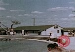 Image of Alien internment swimming pool during World War 2 Crystal City Texas USA, 1943, second 46 stock footage video 65675072074