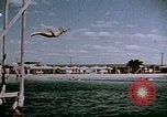 Image of Alien internment swimming pool during World War 2 Crystal City Texas USA, 1943, second 51 stock footage video 65675072074
