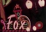 Image of neon signs of casinos and motels Las Vegas Nevada USA, 1958, second 14 stock footage video 65675072077
