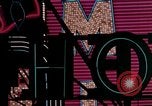 Image of neon signs of casinos and motels Las Vegas Nevada USA, 1958, second 21 stock footage video 65675072077