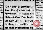Image of German occupation Czechoslovakia, 1939, second 54 stock footage video 65675072085