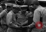 Image of review of mission Saipan Northern Mariana Islands, 1945, second 10 stock footage video 65675072101