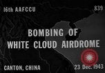 Image Nuage Blanc airdrome Canton en Chine, 1943, de la seconde 1 séquences d'archives historiques vidéo 65675072106