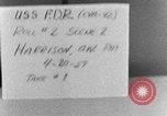 Standbild USS Franklin D Roosevelt Mittelmeer, 1959, aus Sekunde 3 historischem Filmmaterial Videoclip 65675072114