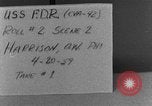Standbild USS Franklin D Roosevelt Mittelmeer, 1959, aus Sekunde 8 historischem Filmmaterial Videoclip 65675072114