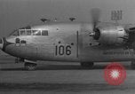 Image of C-119 Flying Boxcar Japan, 1951, second 54 stock footage video 65675072154