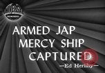 Image of Japanese mercy ship South Pacific Ocean, 1945, second 3 stock footage video 65675072160