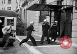 Image of released sailors Long Beach New York USA, 1945, second 10 stock footage video 65675072162