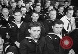 Image of released sailors Long Beach New York USA, 1945, second 25 stock footage video 65675072162