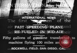 Immagine di Mid-air refuelling San Diego California USA, 1923, secondo 14 filmato di repertorio 65675072184
