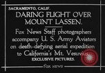 Image Mount Lassen California United States USA, 1923, de la seconde 9 séquences d'archives historiques vidéo 65675072185