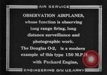 Immagine di Douglas O-2 Michigan United States USA, 1926, secondo 7 filmato di repertorio 65675072194