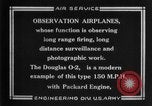 Immagine di Douglas O-2 Michigan United States USA, 1926, secondo 27 filmato di repertorio 65675072194