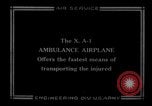 Image of Cox-Klemin XA-1 ambulance airplane Michigan United States USA, 1926, second 7 stock footage video 65675072196