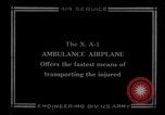 Image of Cox-Klemin XA-1 ambulance airplane Michigan United States USA, 1926, second 8 stock footage video 65675072196