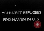 Standbild Krieg Flüchtlingskinder New York City USA, 1942, aus Sekunde 1 historischem Filmmaterial Videoclip 65675072208