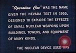 Standbild Operation Cue Ausrüstung Vorbereitungen Nevada United States USA, 1955, aus Sekunde 9 historischem Filmmaterial Videoclip 65675072219