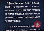 Standbild Operation Cue Ausrüstung Vorbereitungen Nevada United States USA, 1955, aus Sekunde 10 historischem Filmmaterial Videoclip 65675072219