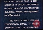 Standbild Operation Cue Ausrüstung Vorbereitungen Nevada United States USA, 1955, aus Sekunde 14 historischem Filmmaterial Videoclip 65675072219