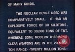 Standbild Operation Cue Ausrüstung Vorbereitungen Nevada United States USA, 1955, aus Sekunde 21 historischem Filmmaterial Videoclip 65675072219