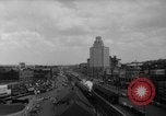 Image of traffic on crossroad New Jersey United States USA, 1946, second 1 stock footage video 65675072227