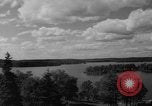 Image of traffic on crossroad New Jersey United States USA, 1946, second 56 stock footage video 65675072227