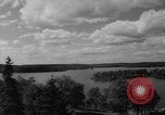 Image of traffic on crossroad New Jersey United States USA, 1946, second 57 stock footage video 65675072227