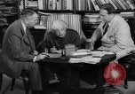 Image of Albert Einstein peaceful use of atomic power Princeton New Jersey USA, 1946, second 52 stock footage video 65675072233