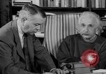 Image of Albert Einstein peaceful use of atomic power Princeton New Jersey USA, 1946, second 56 stock footage video 65675072233