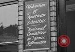 Image of Federation of American Scientists Washington DC USA, 1946, second 24 stock footage video 65675072234
