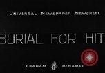 Image of funeral procession Berlin Germany, 1933, second 9 stock footage video 65675072239