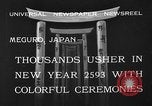Standbild große Volksmengen Meguro Japan, 1933, aus Sekunde 5 historischem Filmmaterial Videoclip 65675072245