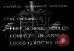 Standbild jährliche Cross Country Rennen Eton England, 1933, aus Sekunde 1 historischem Filmmaterial Videoclip 65675072246