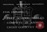 Standbild jährliche Cross Country Rennen Eton England, 1933, aus Sekunde 3 historischem Filmmaterial Videoclip 65675072246