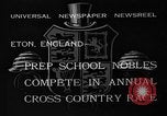 Standbild jährliche Cross Country Rennen Eton England, 1933, aus Sekunde 4 historischem Filmmaterial Videoclip 65675072246