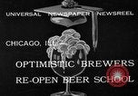 Image of brewers make beer after prohibition ends Chicago Illinois USA, 1933, second 3 stock footage video 65675072249