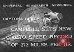 Image of Malcolm Campbell Daytona Beach Florida USA, 1933, second 1 stock footage video 65675072250