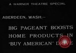 Image les produits américains Aberdeen Washington USA, 1933, de la seconde 1 séquences d'archives historiques vidéo 65675072251