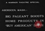 Image les produits américains Aberdeen Washington USA, 1933, de la seconde 12 séquences d'archives historiques vidéo 65675072251